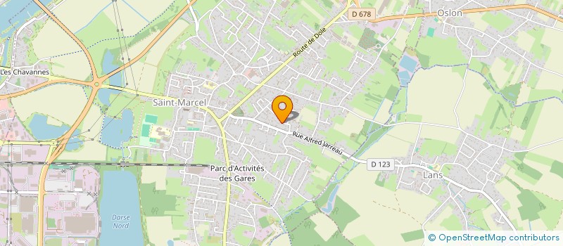 localisation de l'entreprise MONSIEUR CLAUDE BOURGEON  SAINT-MARCEL