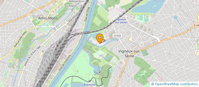 localisation de l'entreprise MONSIEUR CLAUDE BOURGET à VIGNEUX-SUR-SEINE