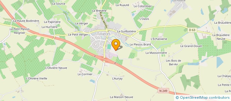 localisation de l'entreprise MONSIEUR CLAUDE BOURGET à SEVREMOINE