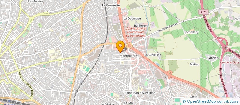 localisation de l'entreprise MONSIEUR CLAUDE BOUSQUET  BEZIERS