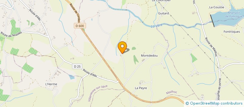 localisation de l'entreprise MONSIEUR CLAUDE BOUSQUET  MAILHOC