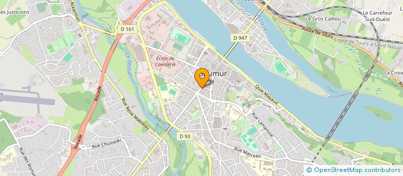 localisation de l'entreprise MONSIEUR CLAUDE BOUTIN  SAUMUR