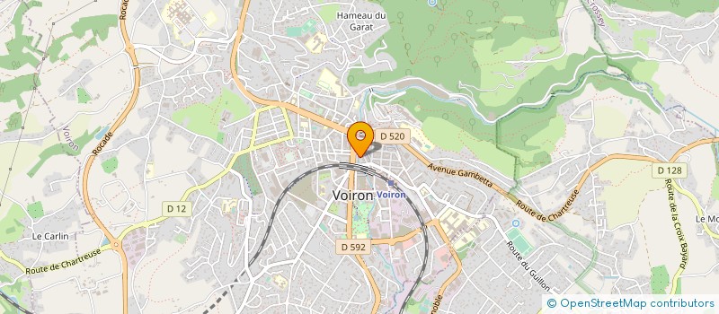 localisation de l'entreprise MONSIEUR CLAUDE BOUTTAZ à VOIRON