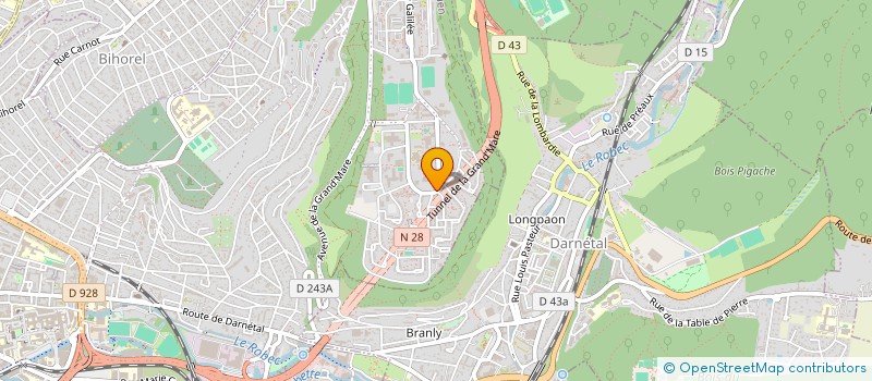 localisation de l'entreprise MONSIEUR CLAUDE BRACHAIS  ROUEN