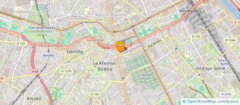 localisation de l'entreprise MONSIEUR CLAUDE BRACQUART à LE KREMLIN-BICETRE