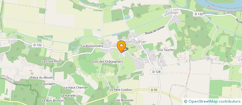 localisation de l'entreprise MONSIEUR CLAUDE BRAULT à LES GARENNES SUR LOIRE