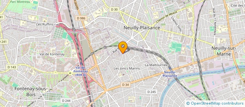 localisation de l'entreprise MONSIEUR CLAUDE BRAUN à NEUILLY-PLAISANCE