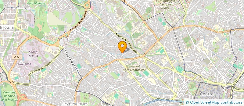 localisation de l'entreprise MONSIEUR CLAUDE BREGUIBOUL à MONTPELLIER