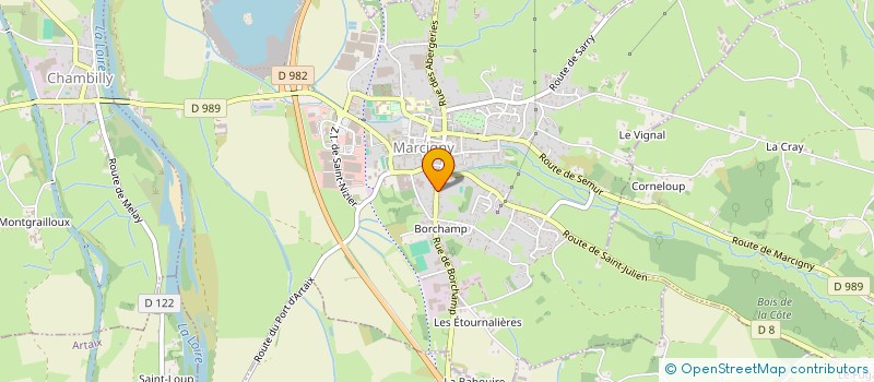 localisation de l'entreprise MONSIEUR CLAUDE BRELOT  MARCIGNY