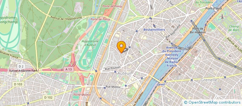 localisation de l'entreprise MONSIEUR CLAUDE BRENIER  PARIS