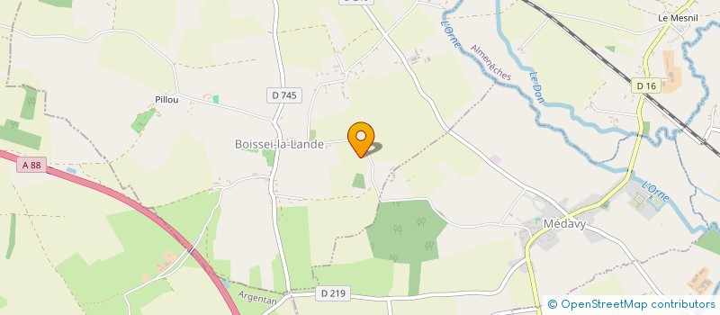 localisation de l'entreprise MONSIEUR CLAUDE BRETAUD à BOISSEI-LA-LANDE