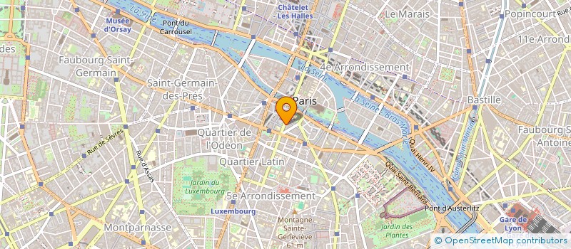 localisation de l'entreprise MONSIEUR CLAUDE BRETON à PARIS