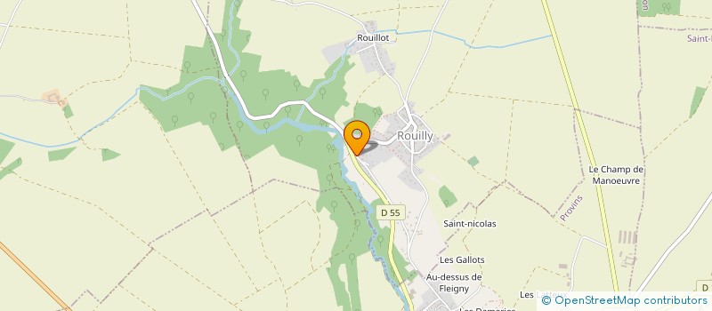 localisation de l'entreprise MONSIEUR CLAUDE BRETON  ROUILLY