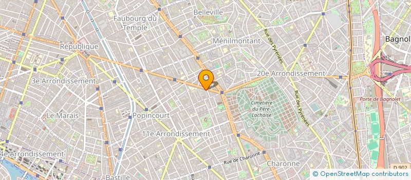 localisation de l'entreprise MONSIEUR CLAUDE BRIAND  PARIS