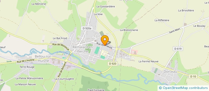 localisation de l'entreprise MONSIEUR CLAUDE BRIERE à REMALARD-EN-PERCHE