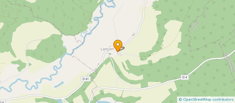 localisation de l'entreprise MONSIEUR CLAUDE BRION  LANCON