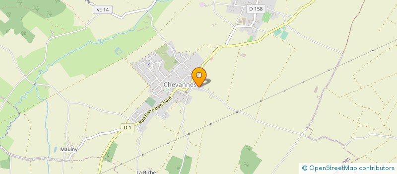 localisation de l'entreprise MONSIEUR CLAUDE BRODARD à CHEVANNES