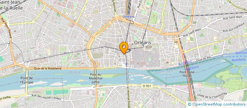 localisation de l'entreprise MONSIEUR CLAUDE BRODIEZ à ORLEANS