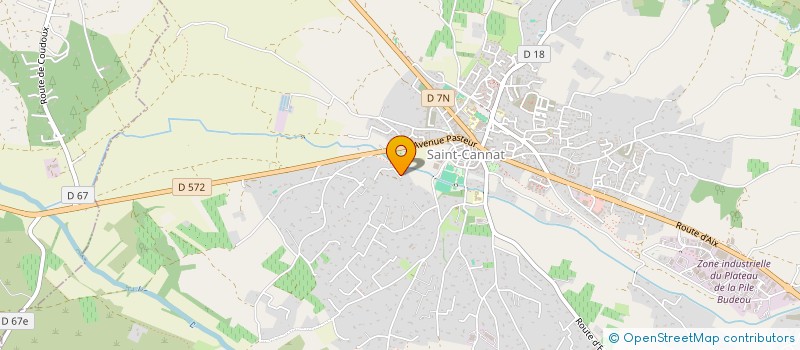 localisation de l'entreprise MONSIEUR CLAUDE BRONCHARD à SAINT-CANNAT