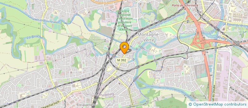 localisation de l'entreprise MONSIEUR CLAUDE BRONNER à STRASBOURG