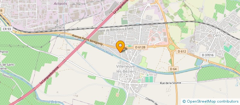 localisation de l'entreprise MONSIEUR CLAUDE BROS à VILLENEUVE-LES-BEZIERS