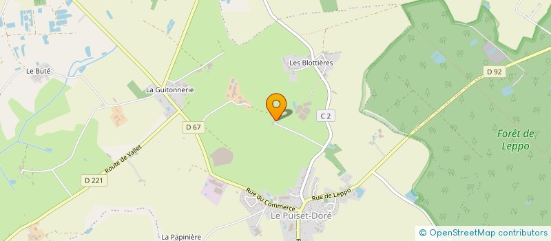 localisation de l'entreprise MONSIEUR CLAUDE BROSSIER à BEAUPREAU-EN-MAUGES