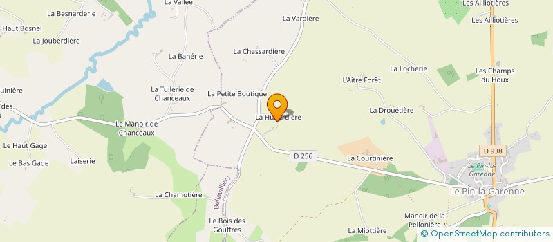 localisation de l'entreprise MONSIEUR CLAUDE BROUARD à LE PIN-LA-GARENNE