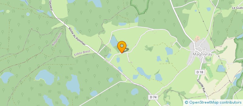 localisation de l'entreprise MONSIEUR CLAUDE BROUILLARD  ESBOZ-BREST