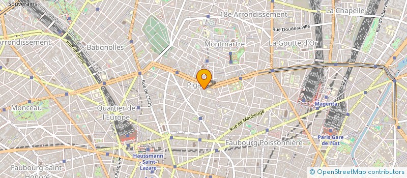 localisation de l'entreprise MONSIEUR CLAUDE BRULE  PARIS