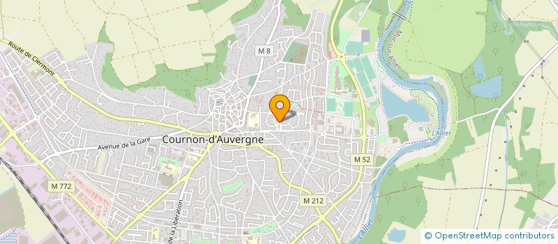 localisation de l'entreprise MONSIEUR CLAUDE BRUN à PERIGNAT-SUR-ALLIER