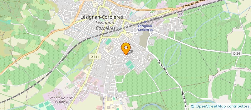 localisation de l'entreprise MONSIEUR CLAUDE BRUSQUET  LEZIGNAN-CORBIERES