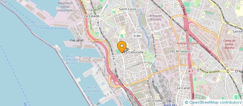 localisation de l'entreprise MONSIEUR CLAUDE BUCCHINI à MARSEILLE