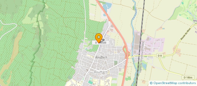 localisation de l'entreprise MONSIEUR CLAUDE BUCHER  ROUFFACH