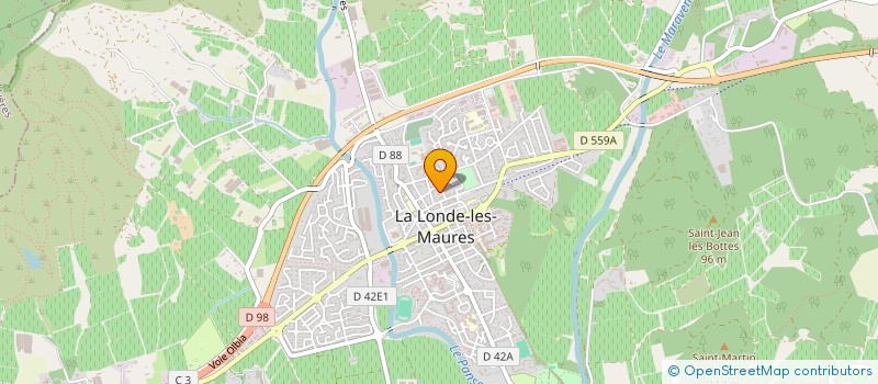 localisation de l'entreprise MONSIEUR CLAUDE BUCZEK  LA LONDE-LES-MAURES