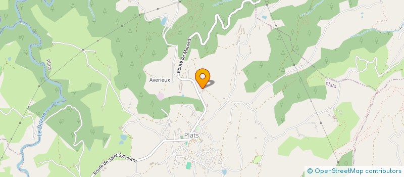 localisation de l'entreprise MONSIEUR CLAUDE BUFFAT  SAINT-BARTHELEMY-LE-PLAIN