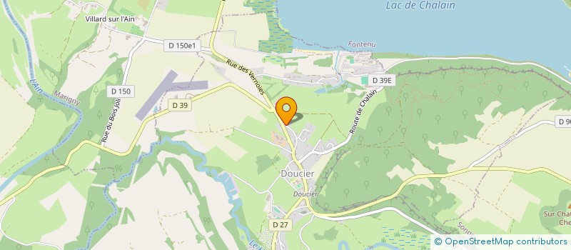 localisation de l'entreprise MONSIEUR CLAUDE BUFFAVAND  DOUCIER