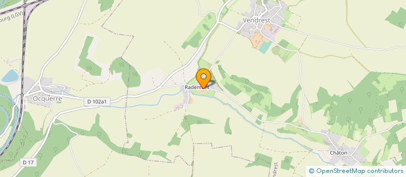 localisation de l'entreprise MONSIEUR CLAUDE BUFFET  OCQUERRE