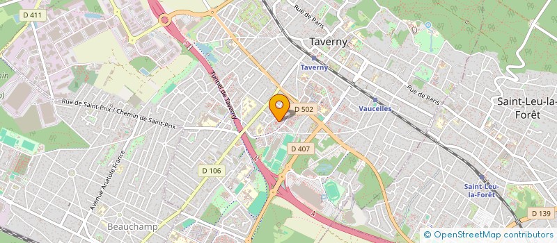 localisation de l'entreprise MONSIEUR CLAUDE BUI THANH  TAVERNY