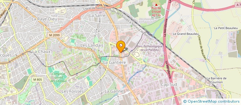 localisation de l'entreprise MONSIEUR CLAUDE BUIRE  CLERMONT-FERRAND