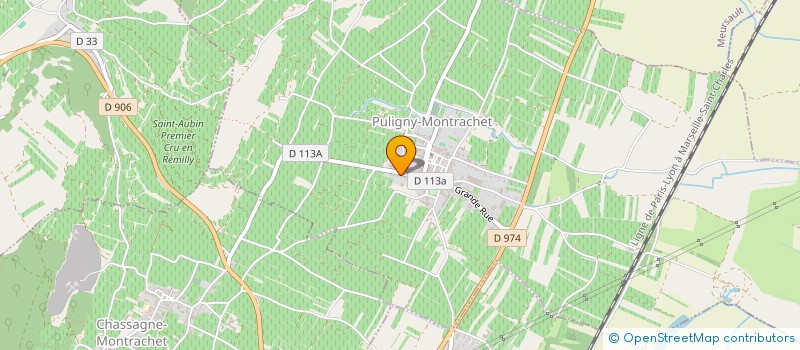 localisation de l'entreprise MONSIEUR CLAUDE BULARD  PULIGNY-MONTRACHET