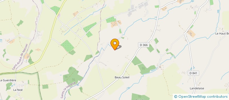 localisation de l'entreprise MONSIEUR CLAUDE BUNOUT  SAINT-ANDRE-DE-BRIOUZE