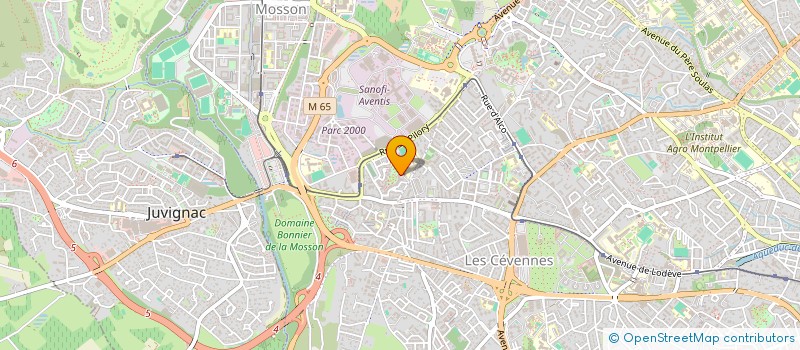 localisation de l'entreprise MONSIEUR CLAUDE CABROL à MONTPELLIER