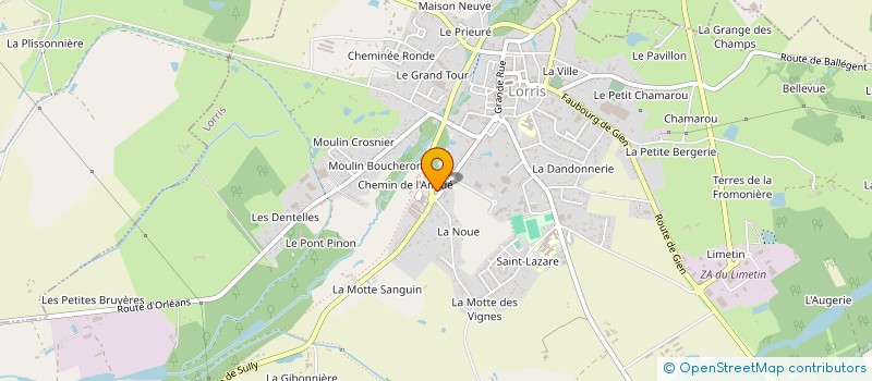 localisation de l'entreprise MONSIEUR CLAUDE CADIERNO à LORRIS