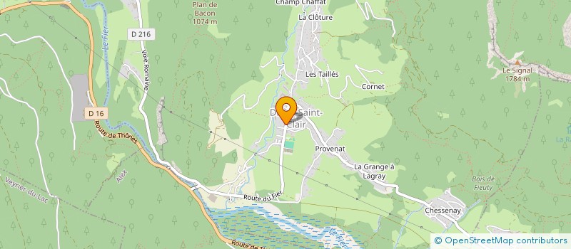 localisation de l'entreprise MONSIEUR CLAUDE CADOUX  DINGY-SAINT-CLAIR