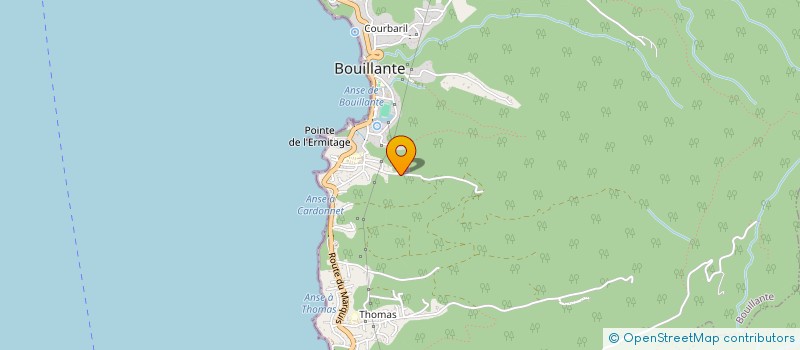 localisation de l'entreprise MONSIEUR CLAUDE CAFFA à BOUILLANTE