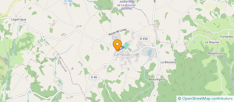 localisation de l'entreprise MONSIEUR CLAUDE CALIXTE à VILLECOMTAL