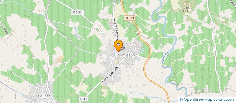 localisation de l'entreprise MONSIEUR CLAUDE CAMUS  PUIMISSON