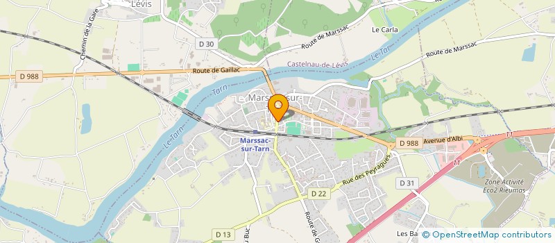 localisation de l'entreprise MONSIEUR CLAUDE CANDIA  LAGRAVE