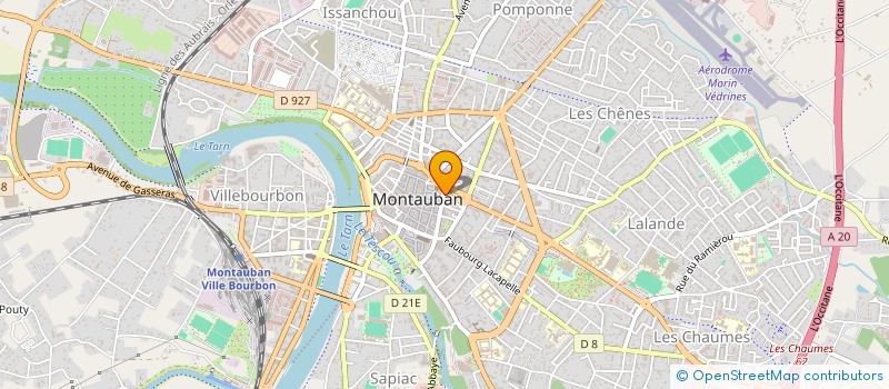 localisation de l'entreprise MONSIEUR CLAUDE CAPMARTY  MONTAUBAN