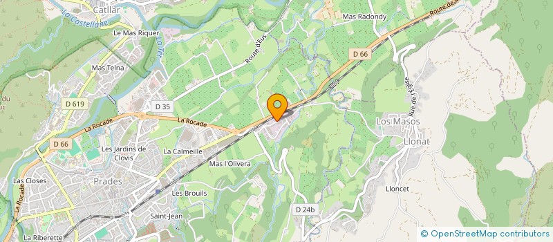localisation de l'entreprise MONSIEUR CLAUDE CARBONNE à PRADES